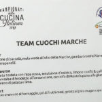 Campionati della Cucina Italiana: piatti proposti dal Team Cuochi Marche