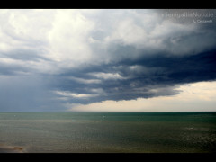 Maltempo in spiaggia