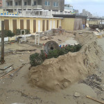 Maltempo a Pesaro: la mareggiata sta erodendo la spiaggia