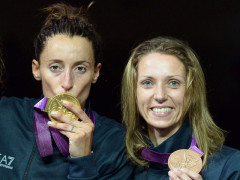 Valentina Vezzali ed Elisa di Francisca