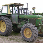 Un trattore, mezzo agricolo