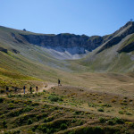 il Monte Bove, meta di escursioni, con l'impianto della funivia ora dismesso