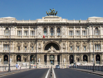 Palazzo di Giustizia a Roma, sede della Corte di Cassazione