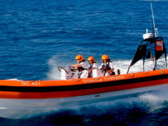 Gommone della Guardia Costiera