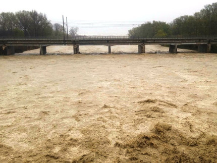 Il fiume Chienti tra Civitanova Marche e Porto Sant'Elpidio