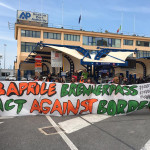 Partenza della #overthefortress March da Ancona
