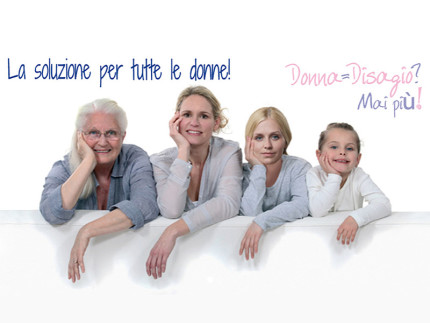 La locandina della campagna di sensibilizzazione "Donna = Disagio? Mai Più!"