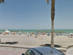 La spiaggia a Lido di Fermo