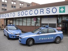 Polizia al pronto soccorso