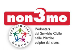Il logo del servizio civile regionale non3mo per il servizio civile nelle aree colpite dal sisma