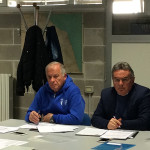 Vincenzo Garino, delegato CONI Marche per Fermo e provincia e Secchi, componente di giunta