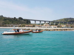 Operazione Guardia Costiera davanti alle coste fermane