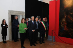 Paolo Gentiloni in visita alla mostra "Dai Crivelli a Rubens" a Roma