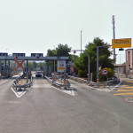Il casello di Pedaso sull'autostrada A14