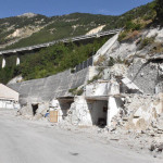 Pescara Del Tronto - strada di accesso al paese - 02-08-2017