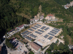 Terremoto, le casette installate nella zona di Arquata del Tronto