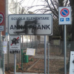 Imbrattata la scuola Anna Frank di Pesaro