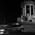 Polizia al monumento del Passetto