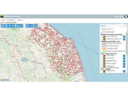 Portale web per la prevenzione del rischio sismico nelle Marche