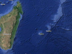Ubicazione dell'isola di Reunion