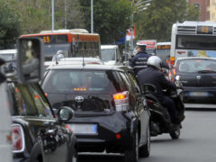 traffico, smog, automobili, macchine, caos