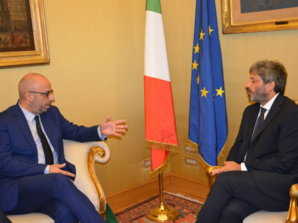 Antonio Mastrovincenzo e Roberto Fico