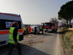 Incidente stradale a San Severino Marche