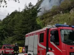 Incendio a Montecopiolo