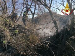 Incendio a Venarotta