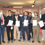 Consegna attestati qualificazione corso "Installatore e manutentore impianti elettrici"