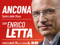 Enrico Letta (PD) ad Ancona il 14 settembre 2022