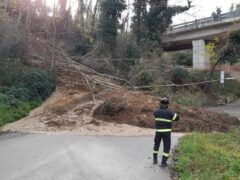 Frana alle porte di Ascoli