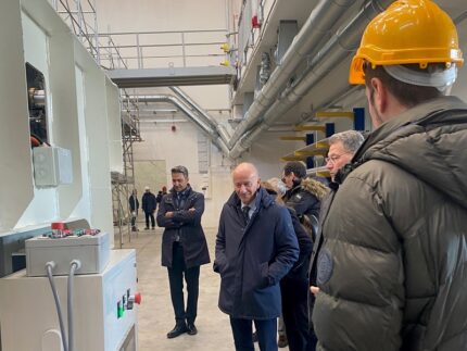 Goffredo Brandoni visita il Cantiere delle Marche