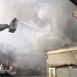 Incendio a Porto San Giorgio