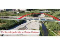 Ponte ciclopedonale sul fiume Cesano