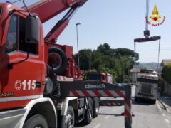 Spazzatrice stradale recuperata a Osimo