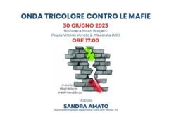 "Onda tricolore contro le mafie" a Macerata