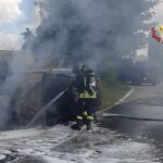 Incidente e incendio a Urbino