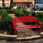 Panchina rossa all'ospedale di Senigallia