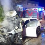 Incendio di un'automobile a San Benedetto