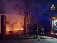 Incendio di un night club a Corridonia