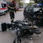 Incidente tra auto e moto al Furlo