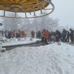 Sciatori sul monte Catria