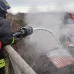 Incendio a Montefiore dell'Aso