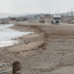 Spiaggia erosa a Marina d Montemarciano