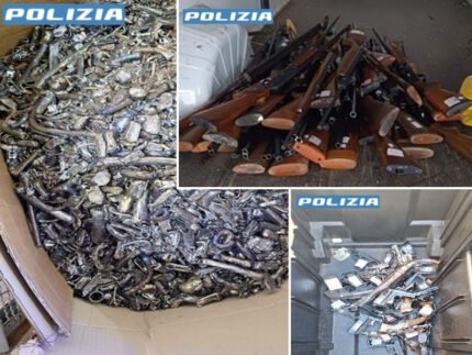 Armi rottamate in provincia di Ancona dalla Polizia