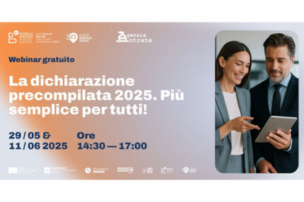 Incontri formativi dedicati all’utilizzo della dichiarazione dei redditi precompilata 2025