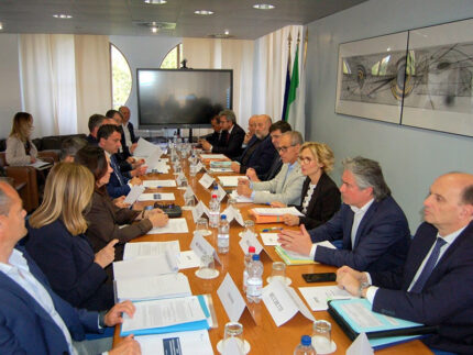 Incontro tra Giunta Regionale e Presidenza Confindustria Marche
