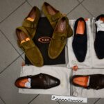 Scarpe rubate in un outlet