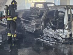 Incendio a Marina di Montemarciano
